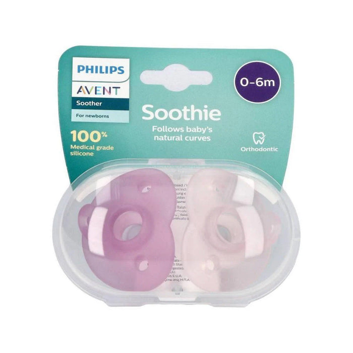 AVENT 2 Curved Soothie 0-6m