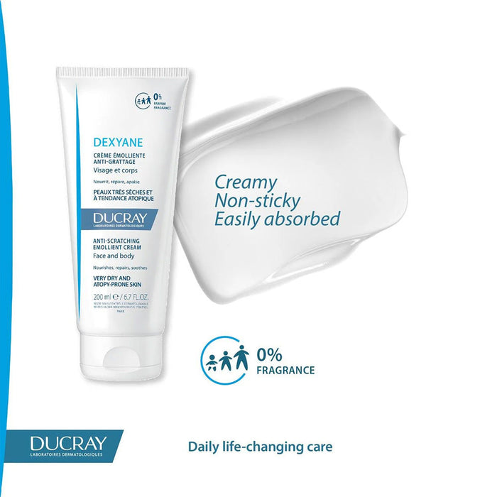 DUCRAY Ducray Dexyane Anti-Scratching Emollient Cream for very dry and atopy-prone skin 200ML