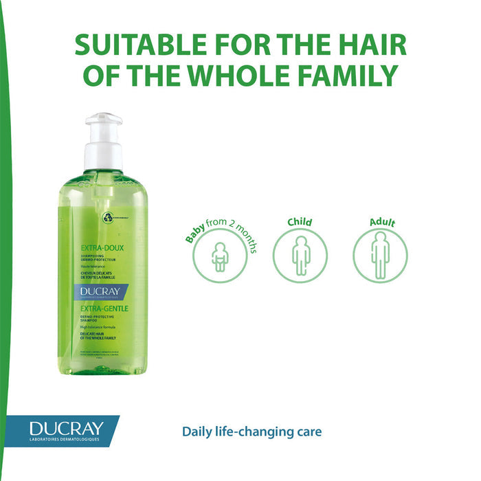 DUCRAY Extra-Gentle Dermo-Protective Shampoo 400ml