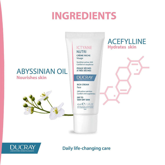 DUCRAY  Ictyane Nutri Rich Cream 40ML