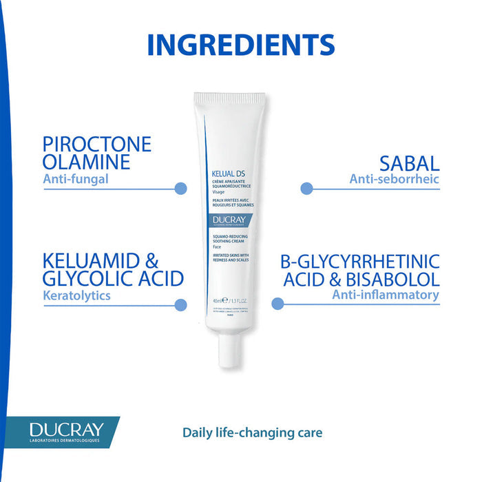 DUCRAY  Kelual DS Squamo-Reducing Soothing Cream 40ML