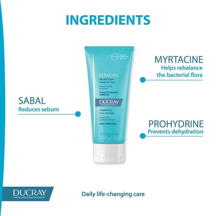 DUCRAY Keracnyl Foaming Gel 400ml