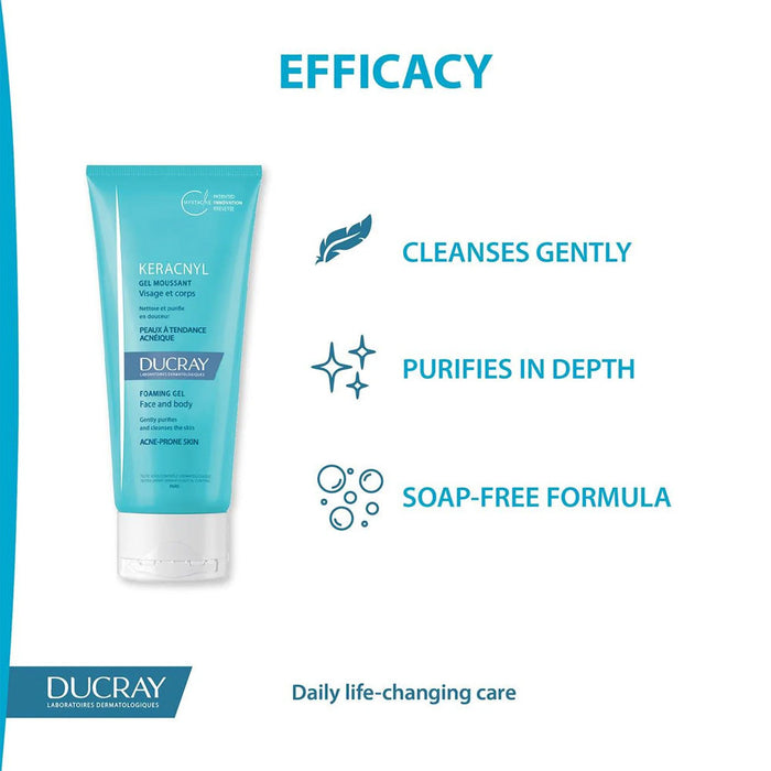 DUCRAY Keracnyl Foaming Gel 400ml
