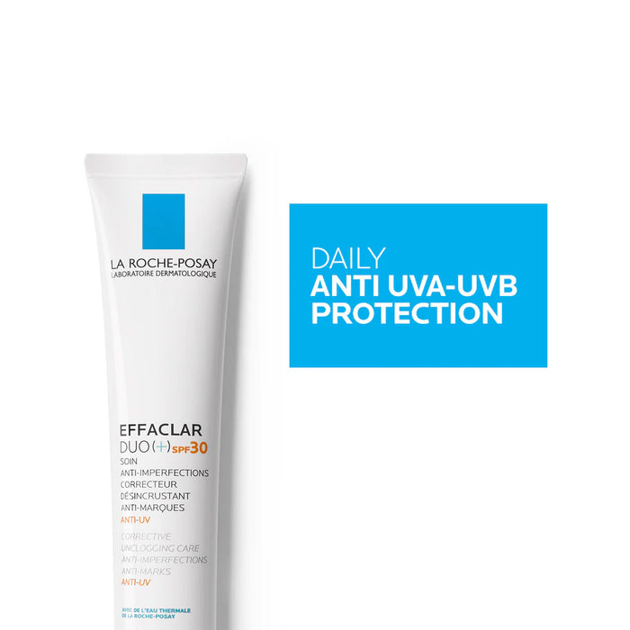 LA ROCHE-POSAY Effaclar Duo+ Spf30 Acne Treatment Cream For Oily And Acne Prone Skin 40ml