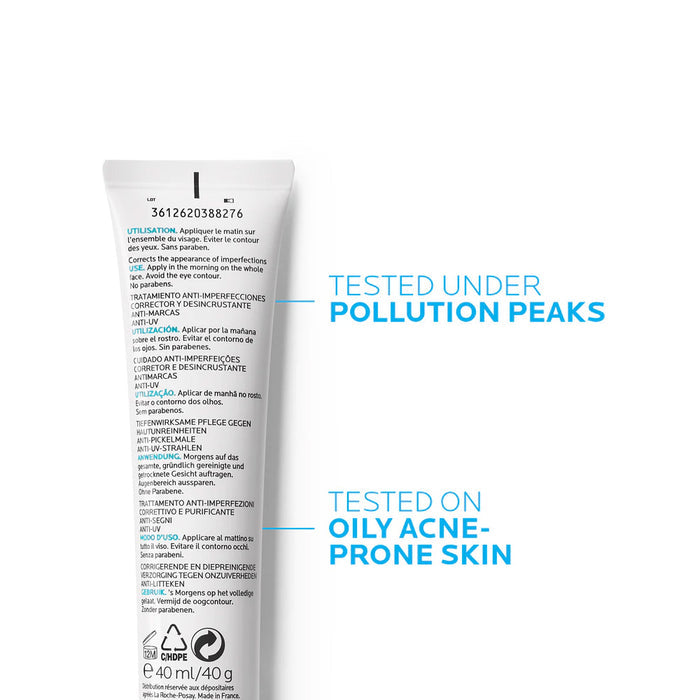 LA ROCHE-POSAY Effaclar Duo+ Spf30 Acne Treatment Cream For Oily And Acne Prone Skin 40ml