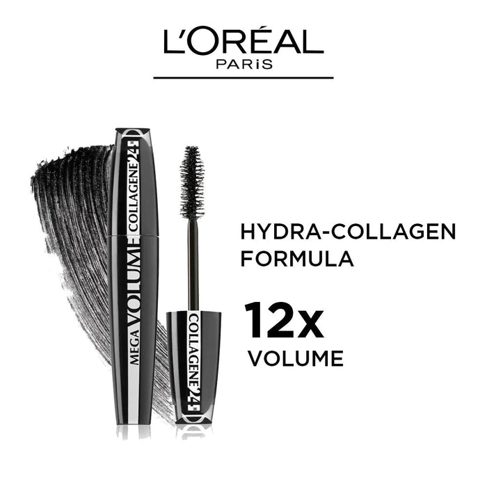 L'OREAL PARIS - Mega Volume Collagene 24H Extra Black