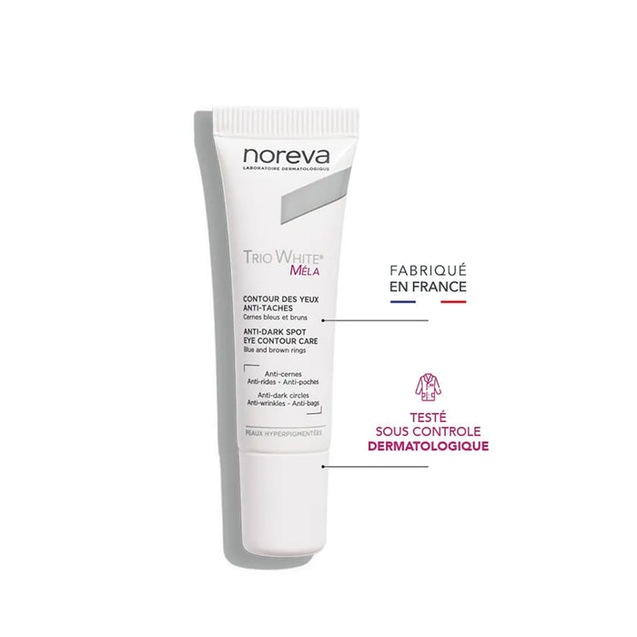 NOREVA Trio White Mela anti-dark spot eye contour care 10ml