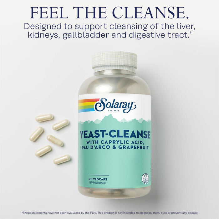 SOLARAY Yeast Cleanse 90vegcaps