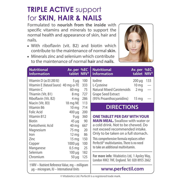 VITABIOTICS Perfectil Original Triple Active 30tabs